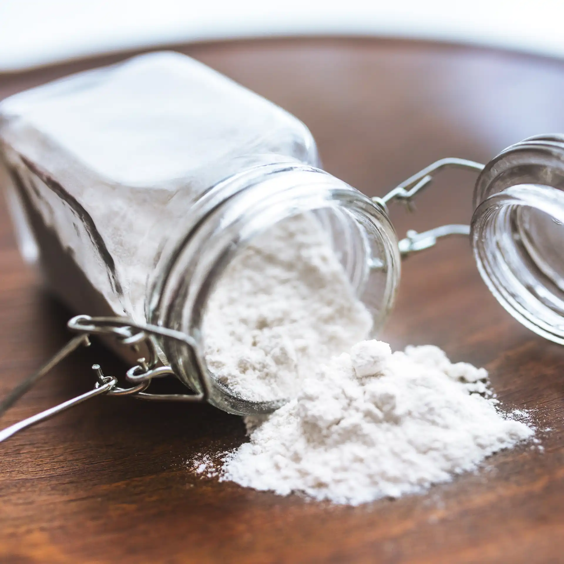 Flour Table Glass Jar